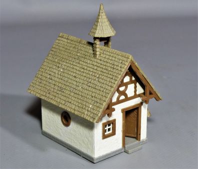 Faller H0 Kleine Kapelle Bergkapelle Wallfahrtskirche aus Packung 235 GEBAUT