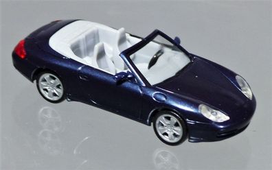 Herpa H0 032551 Sportwagen Porsche 996 Sportwagen Cabrio Cabriolet metallic