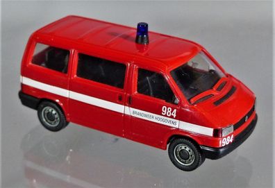 Herpa H0 084031VW Volkswagen T4 Caravelle Brandweer Hoogovens Feuerwehr Niederlande