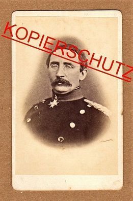 Kabinettfoto CDV Foto 1870-1918 General August Karl von Goeben 1. WK Militaria