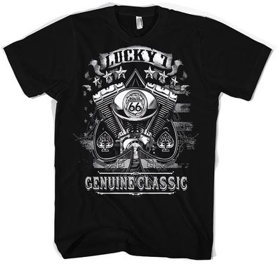 Petrolheads Lucky 7 Genuine Classic T-Shirt AB-1-17579-L104