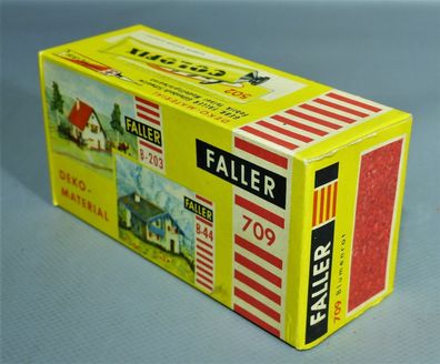 Faller Zubehör Packung 709 Begrünung Streu Dekostreu Blumenrot 50er/60er Jahre NEU