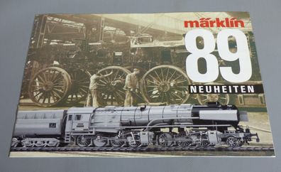 Märklin Katalog Prospekt Neuheiten 1989 89 D