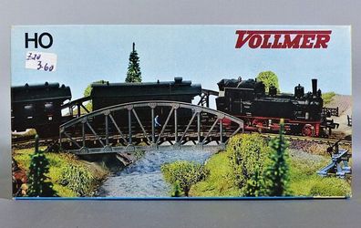 Vollmer H0 2510 Bogenbrücke Stahlkonstruktion gebogen Kurve NEU OVP