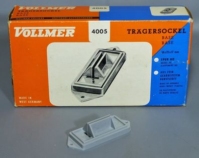 Vollmer H0 4005 Sockel Base Trägersockel 1 Stück Brückenbau Auffahrten NEU