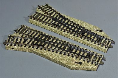 Märklin H0 M-Gleis Manuelles Weichenpaar Paar Handweiche links & rechts 5202 / 5221