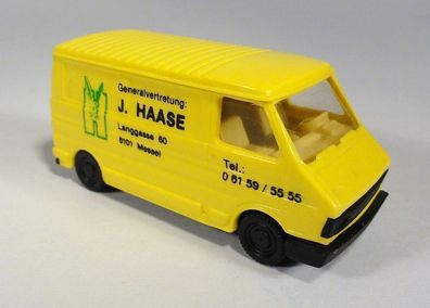 Praline H0 Modellauto Fiat 242 Frama Haase Messel Lieferwagen Kastenwagen