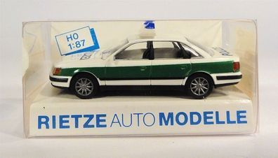 Rietze H0 50422 Audi 100 Polizei Blaulicht Einsatzwagen NEU OVP