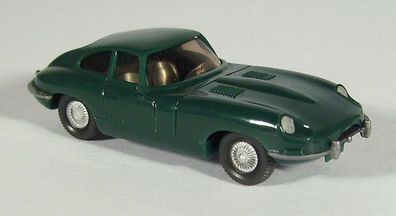 Wiking H0 022 Jaguar E-Type Typ E Sportwagen dunkelgrün