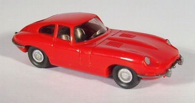 Wiking H0 022 Jaguar E-Type Typ E Sportwagen rot