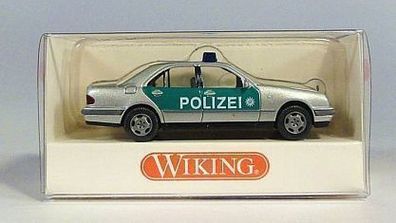 Wiking H0 104 13 28 Mercedes Benz MB E-Klasse Polizei Blaulicht Einsatzwagen NEU OVP