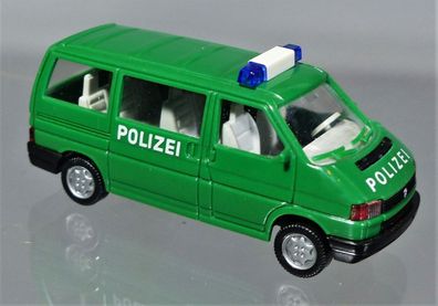 Wiking H0 109 VW Volkswagen Caravelle T4 Polizei Blaulicht Mannschaftswagen Bus