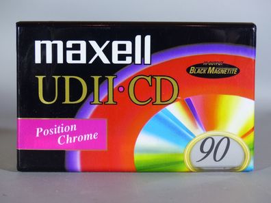 Maxell UDII CD MC Kassette Leerkassette 90min NEU Originalverpackt