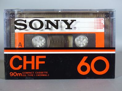 Sony CHF Type I Kassette Audiokassette 60min NEU Originalverpackt