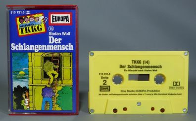 TKKG Folge 14 - Der Schlangenmensch Hürspiel-Kassette MC Europa 515 731.5 - neuwertig