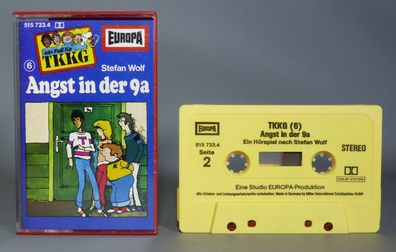 TKKG Folge 6 - Angst in der 9a - Hürspiel-Kassette MC Europa 515 723.4 - neuwertig