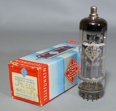 Telefunken Röhre Radioröhre 0200838 PL504 Lagerfund NEU OVP NOS