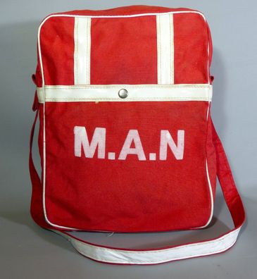 Original MAN M.A.N. LKW Bus Fahrer Tasche Brummi Tragetasche 60er/70er Oldtimer