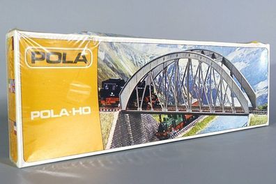 Pola H0 620 Stahlbogenbrücke Bogenbrücke 360mm Brücke Stahlbrücke überfahrt