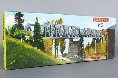 Vollmer H0 2505 Vorflutbrücke Stahlbrücke Gitterbrücke Brücke Überfahrt NEU