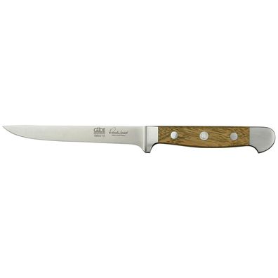 Güde Ausbeinmesser mit schmaler steifer 13 cm Klinge geschmiedet & Eichenholzgriff