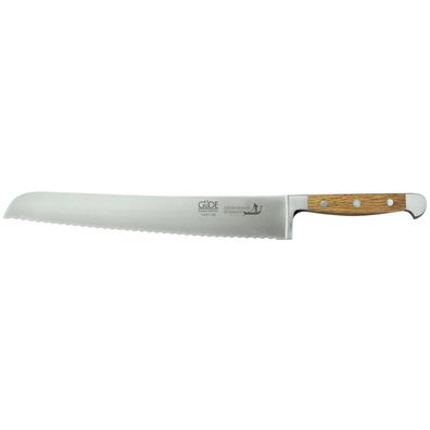 Güde Brotmesser 32 cm Klinge Rechts- & Linkshänder Wellenschliff geschmiedet mit Eich