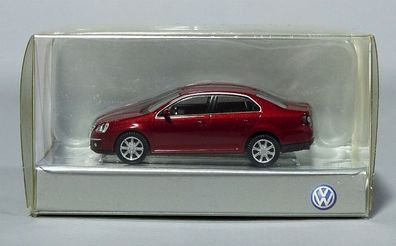 Wiking H0 1:87 Werbemodell VW Volkswagen Jetta V Limousine weinrot-met. NEU OVP