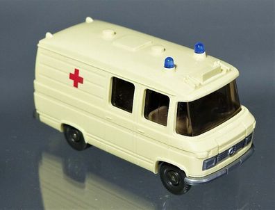 Wiking H0 278 Mercedes Benz MB L406 DRK Rotes Kreuz Rettungswagen RTW Krankenwagen