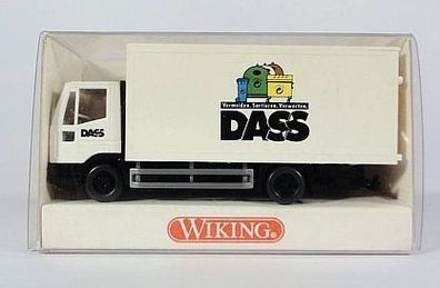 Wiking H0 425 01 29 Iveco Eurocargo Koffer LKW DASS Recycling NEU OVP