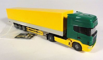 Wiking H0 510 Scania 144L Topliner Pritschen Sattelzug LKW