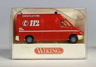 Wiking H0 608 02 27 Mercedes Benz MB Sprinter Feuerwehr ELW 112 Blaulicht NEU OVP