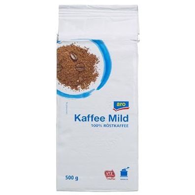 ARO 963822 Kaffee Mild 500 g gemahlen