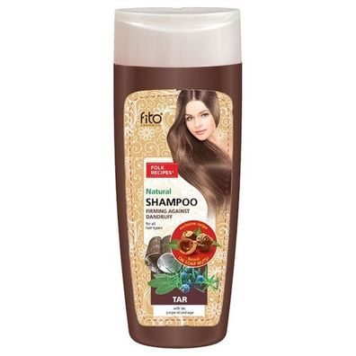 Fitokosmetik Shampoo Teer mit Wacholderöl und Salbei Anti-Schuppen270 ml