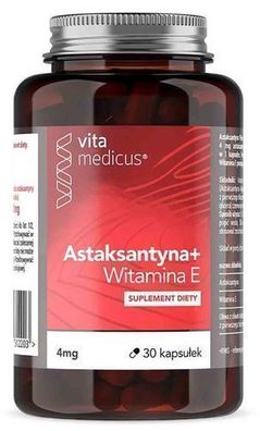 Astaxanthin + Vitamin E VitaMedicus, 30 Kapseln