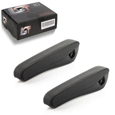 2x Armlehne Kunstleder schwarz links rechts Verkleidung für Mercedes VW Crafter