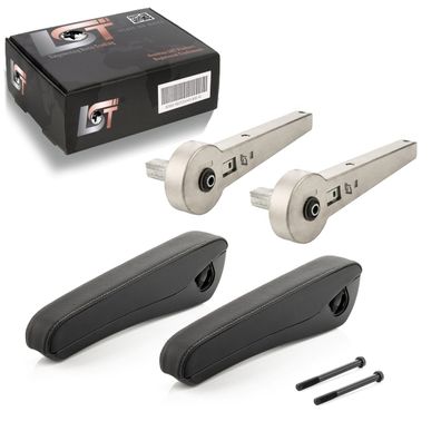 2x Armlehne Kunstleder Bezug schwarz links rechts Set für Mercedes V-Klasse W447