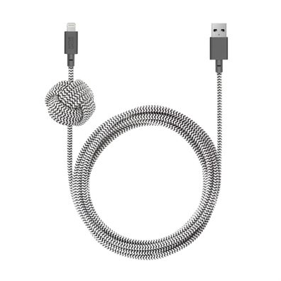 Native Union Night Cable USB-A to Lightning - 3m - Zebra