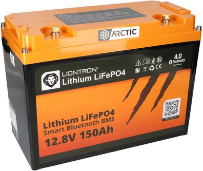 Liontron LiFePO4 Akku 12,8V 150Ah LX Arctic bis -30°C Bluetooth Akku