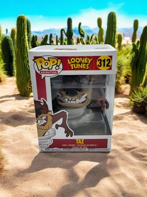 Funko Pop Taz Looney Tunes 312 Warner Bros Vinyl Figur Mehrfarbig Cartoon Ovp