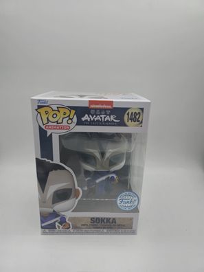 Funko Pop Sokka Avatar Herr der Elemente 1482 Special Edt Wasserstamm Bemalung