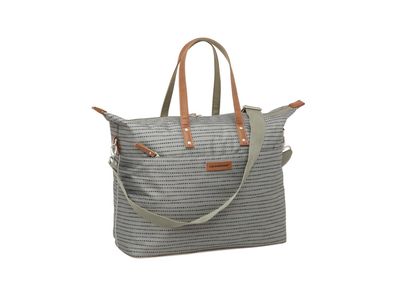 NEW LOOXS Schultertasche "Tendo" Volumen: 21 l, Ma nomi grey