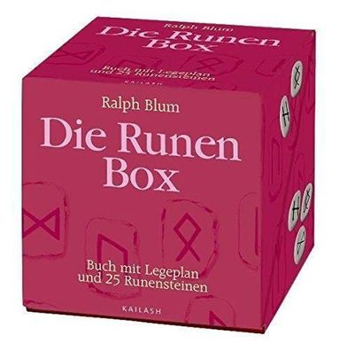 Die Runen-Box: Buch mit Legeplan und 25 Runensteinen, Ralph Blum