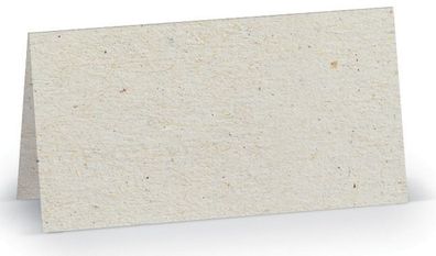 Rössler 164030623 Tischkarte Paperado - 10 x 10 cm, 240 g/qm, terra vanilla