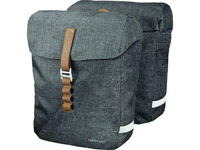 Racktime Doppeltasche "Heda" Volumen: 24 l (2x 12 dust grey