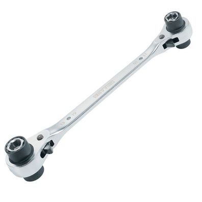 HEYTEC Knarren- Ringschlüssel 8-in-1, Schlüsselweiten 10er -19er