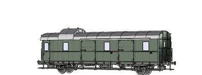 Brawa 46737 H0 Personenwagen Pwi28 DRG II AC LED Spur H0