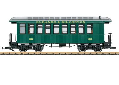 LGB 36821 US-Personenwagen D&S grün 311 Spur 2m