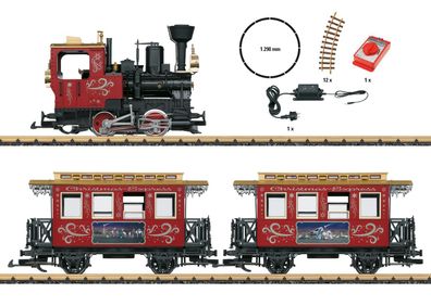 LGB 70308 Startset Weihnachtszug mit Rauch 2022 DC Spur 2m