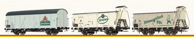 Brawa 50700 H0 SET Bierwagen DR Ep. III/IV 3-teilig Spur H0