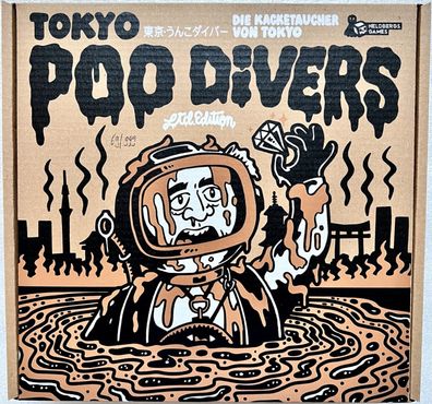 Tokyo Poo Divers Heldbergs Games Geschicklichkeitsspiel Stapelspiel Limitiert